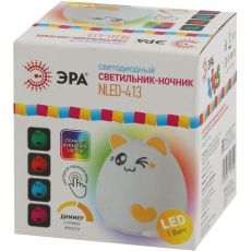 Ночник ЭРА NLED-413-1W-Y белый/желтый