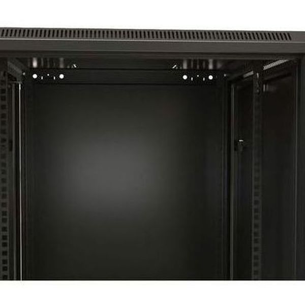 Шкаф коммутационный HyperLine TWB-0645-SR-RAL9004 настенный, 6U, черный